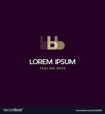 Letter bbb business creative design logo vector image