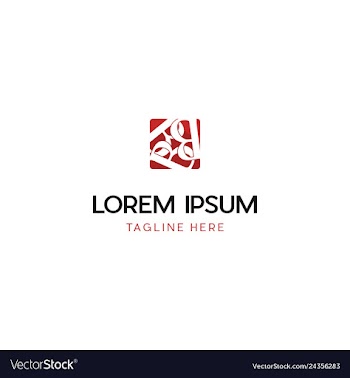 Letter bbb creative business logo design vector image