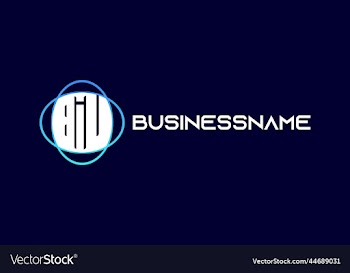 letter biu logo design