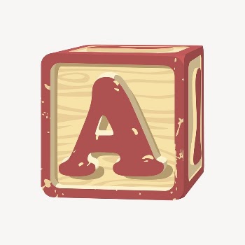 Letter block clipart, Glitch game | Free PSD - rawpixel