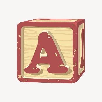 Letter block clipart, Glitch game | Free Vector - rawpixel