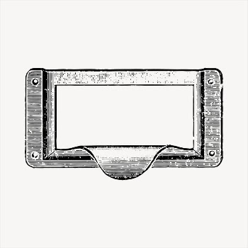 Letter box frame  clipart, | Free Vector - rawpixel