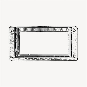 Letter box frame  clipart, | Free Vector - rawpixel