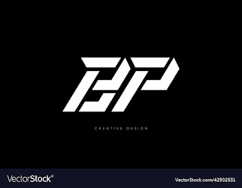 letter branding bp stylish logo