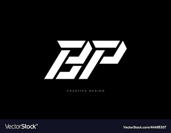 letter branding bp stylish logo