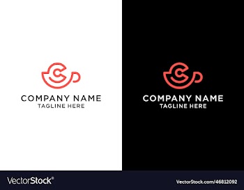 letter c coffee logo design
