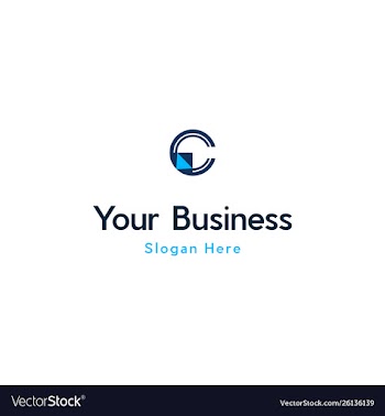 Letter c creative business logo vector image