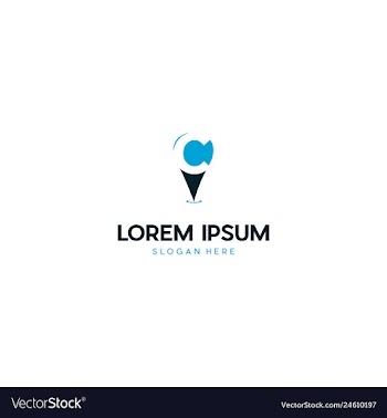 Letter c location creative business logo vector image