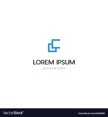 Letter c pixel creative business logo design vector image