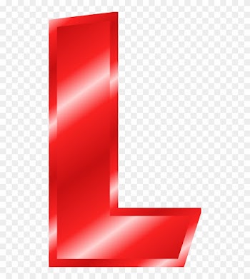 Letter Case Alphabet Big Red Services - Letter L Clip Art Red
