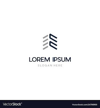 Letter cc building creative business logo vector image