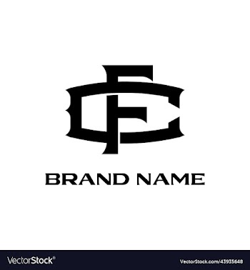 letter cf logo design