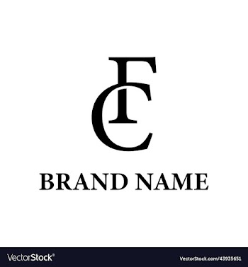 letter cf logo design