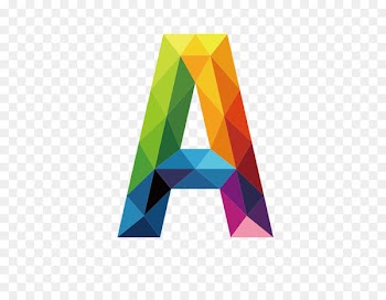 Letter - Colorful letters A 