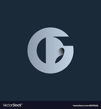 letter cp gp logo design