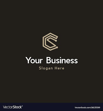Letter cs cryptpo creative business logo vector image
