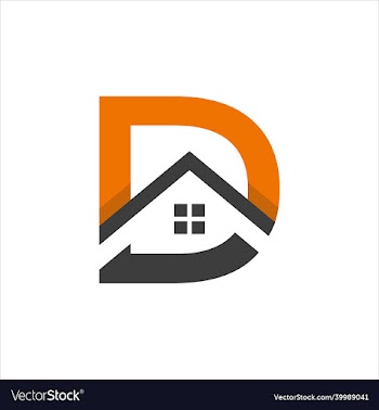 letter d real estate template