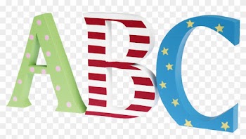 Letter Decorative Arts Alphabet Wood - A B C Painted Nursery Letters