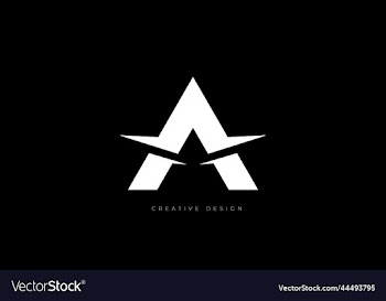 letter design a creative branding logo