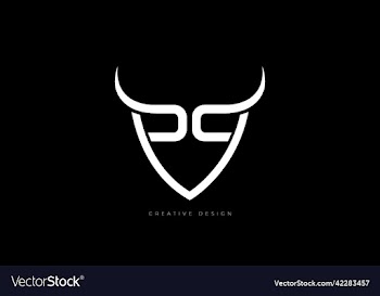 letter design dcv bull head logo