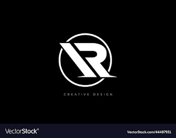 letter design ir creative brand logo concept