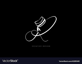letter design r hat concept logo