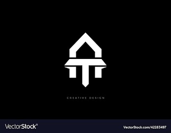 letter design ta unique logo