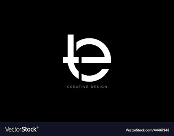 letter design te creative branding idea