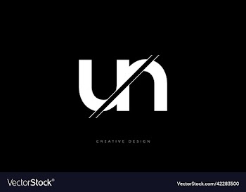 letter design un lowercase branding sign