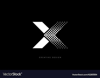 letter design x unique branding concept
