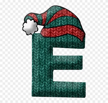 Letter E For Christmas Christmas Alphabet, Letter Of - Christmas Alphabet Letter Clipart