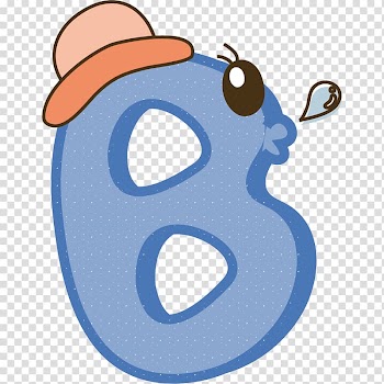 Letter English alphabet Cartoon, Cartoon cute color letters B transparent background PNG clipart