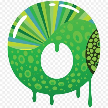 Letter English alphabet O Clip art - Cartoon hand-painted monster letter o 