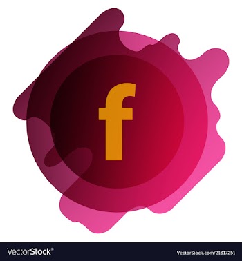 Letter f flat web icon or sign isolated on white vector image