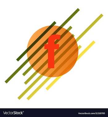 Letter f flat web icon or sign isolated on white vector image