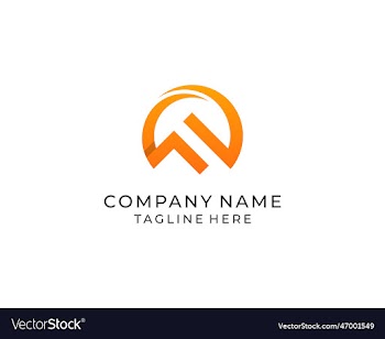 letter f logo template with unique style premium