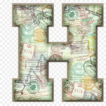 Letter Fancy Alphabets Fancy Alphabets Scrapbooking - passport 