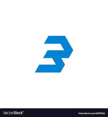 letter fb or bf logo design flat design logo