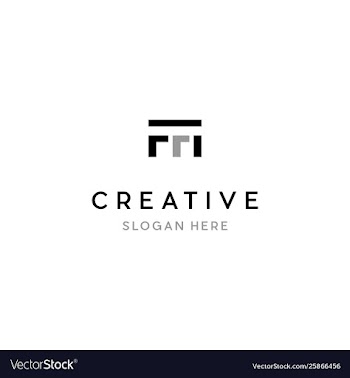 Letter ffm creative logo design vector image