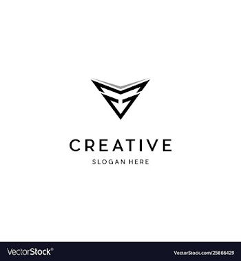 Letter fg creative logo design vector image