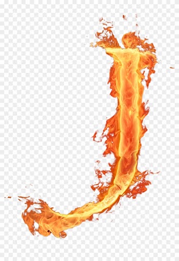 Letter Fire Alphabet J - Fire J Letter Png