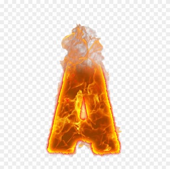 Letter Fire Clip Art - Alphabet
