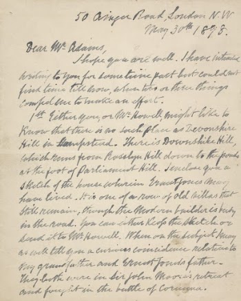 Letter from John Werge dated | Free Photo - rawpixel