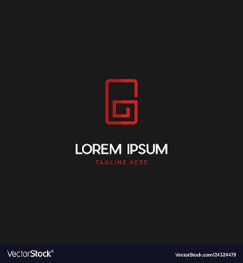 Letter g business creative logo design vector image
