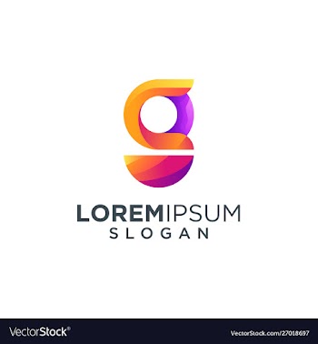 Letter g logo design vector image