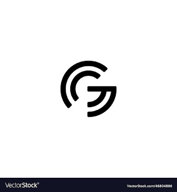 letter g modern shape logo design template