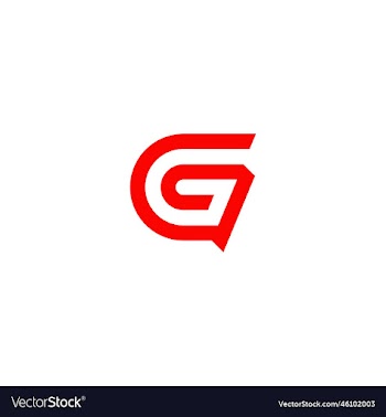 letter g modern shape logo design template element
