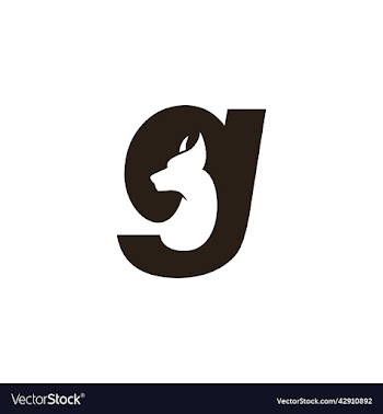 letter g with dog head logo