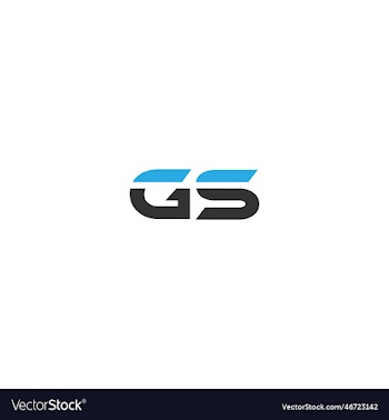 letter gs logo design template