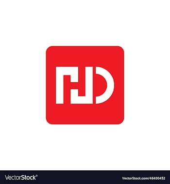 letter h and d concept design
